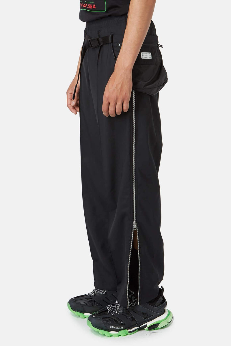 Pantalon zippé noir Maison Margiela