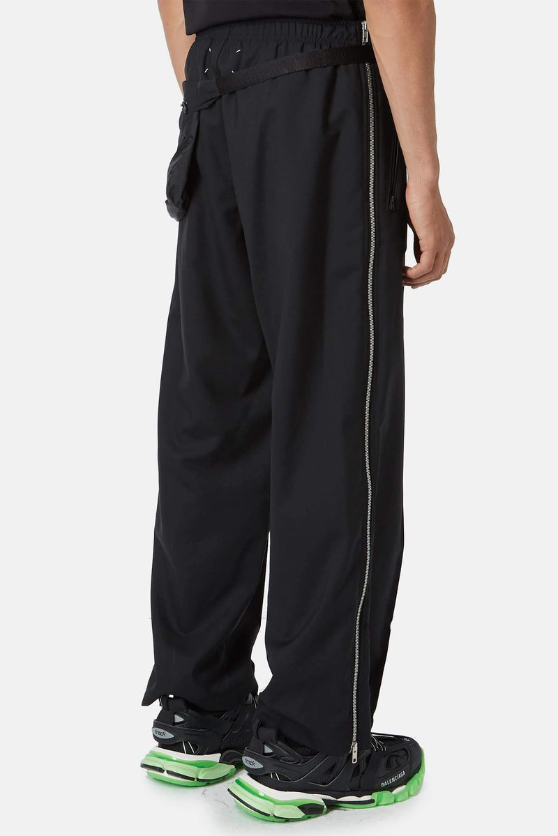 Pantalon zippé noir Maison Margiela