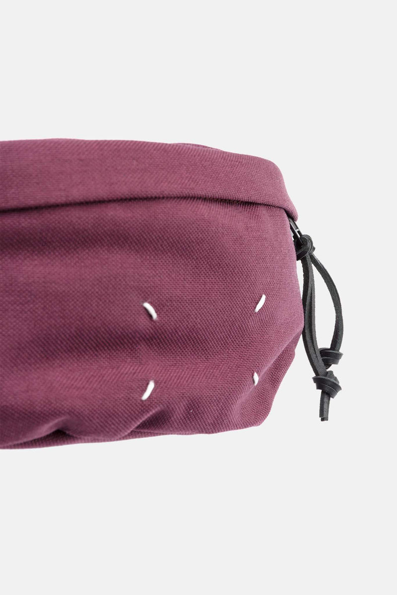 Sac ceinture en nylon violet Maison Margiela