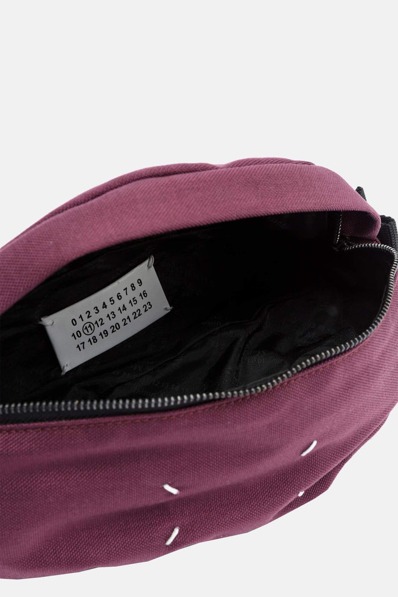 Sac ceinture en nylon violet Maison Margiela