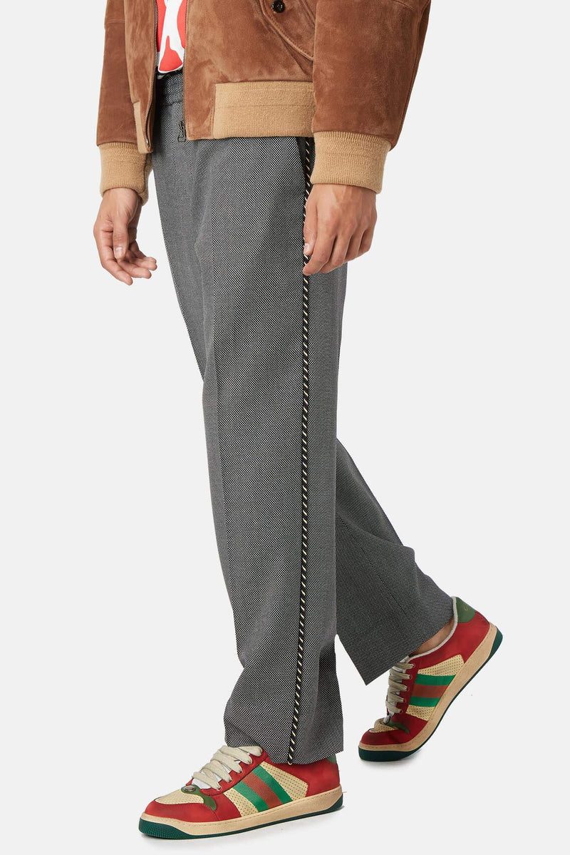 Pantalon à motif tricolore Gucci