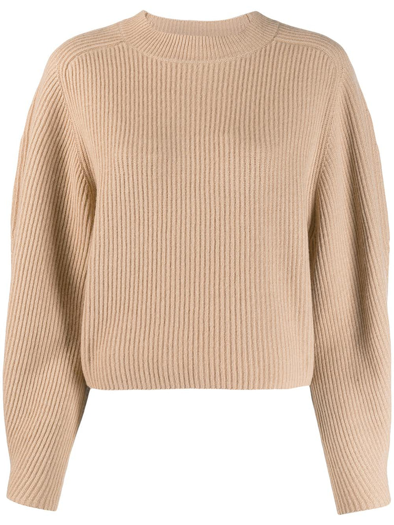 Pull en maille beige Chloé