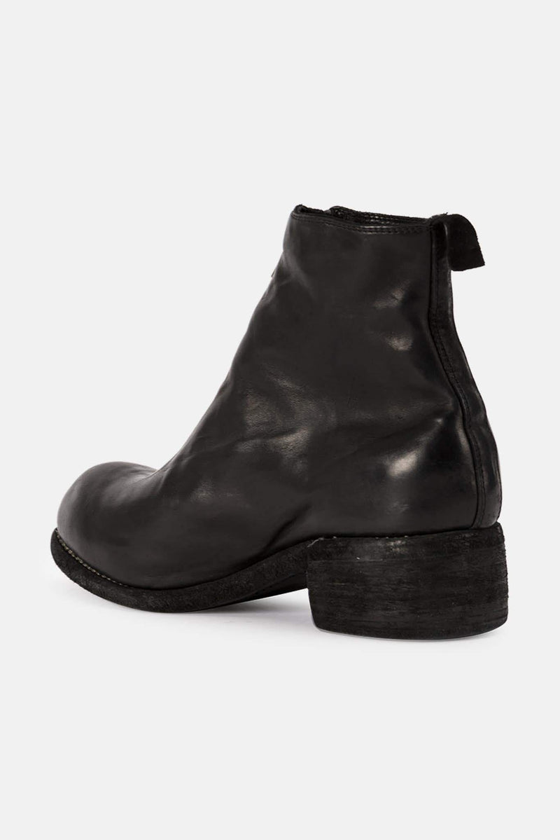 Bottines en cuir noires Guidi