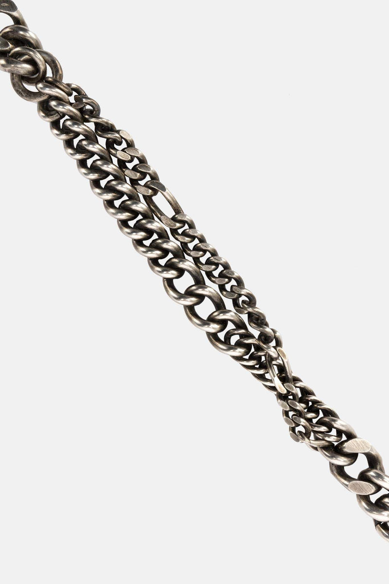 Bracelet chaine en argent "Two Chains" Werkstatt:Munchen