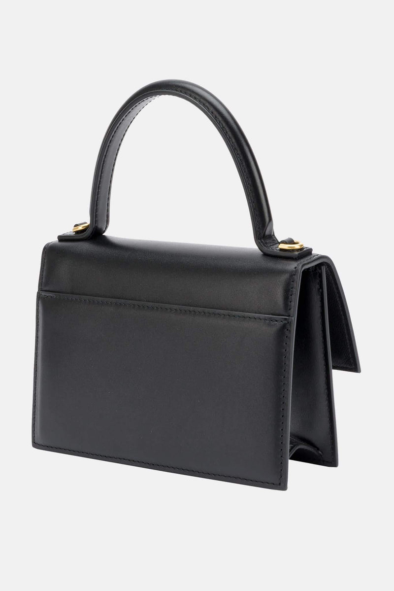 Mini sac à main en cuir noir Balenciaga