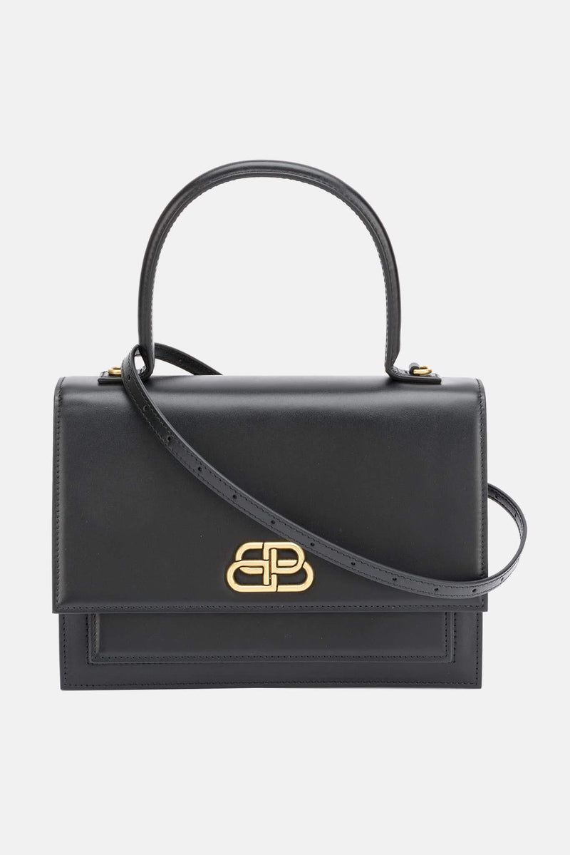 Sac à main en cuir noir Balenciaga