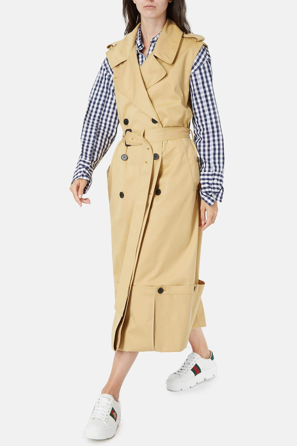 Trench en coton beige J.W Anderson