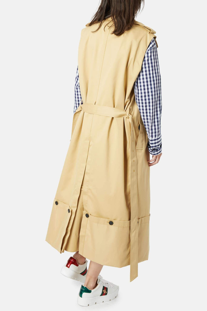 Trench en coton beige J.W Anderson