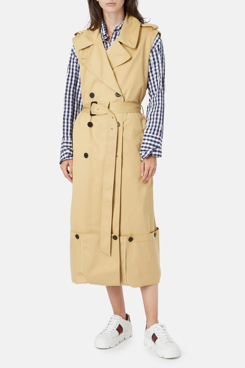 Trench en coton beige J.W Anderson