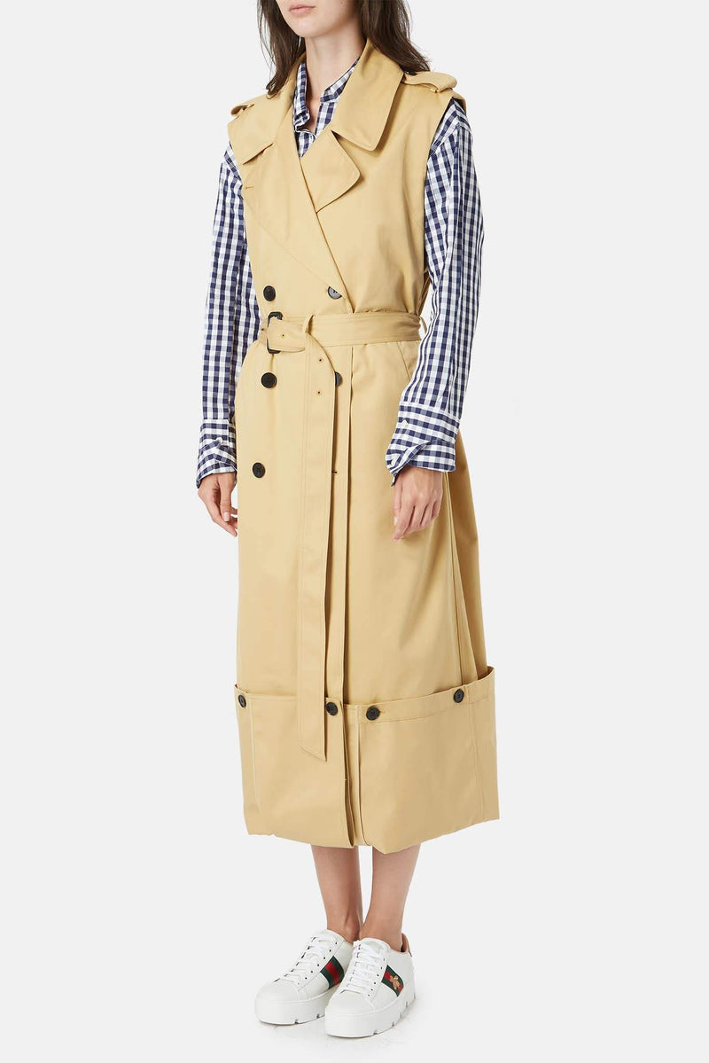 Trench en coton beige J.W Anderson