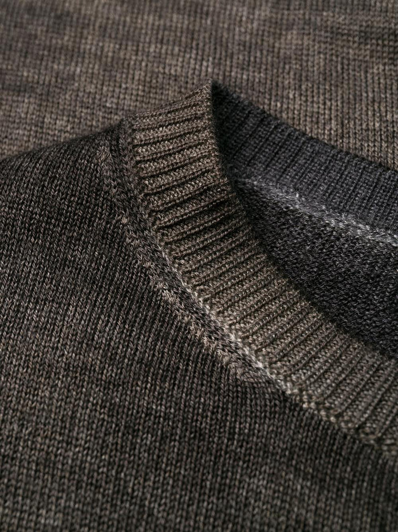 Pull en maille gris foncé Avant Toi