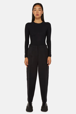 Pantalon en laine noir Jil Sander