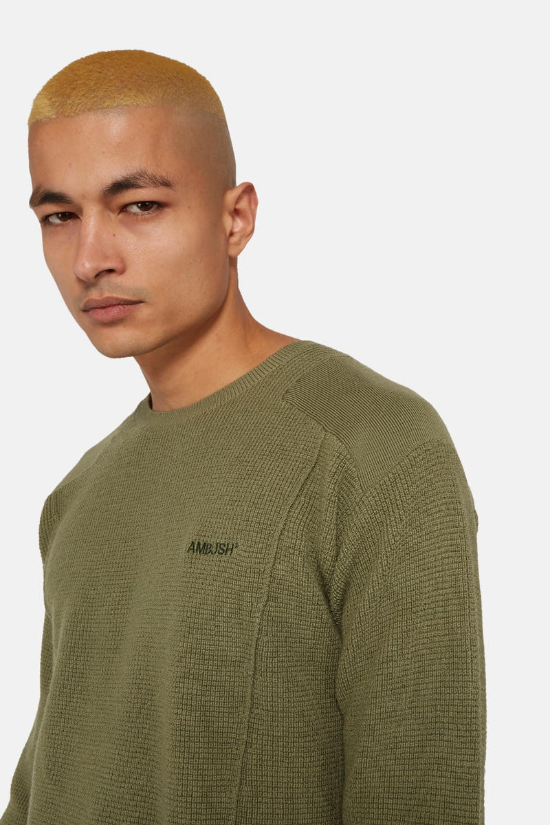 Pull en maille vert AMBUSH®