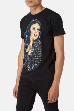 T-shirt imprimé en coton "Snoww" Dom Rebel