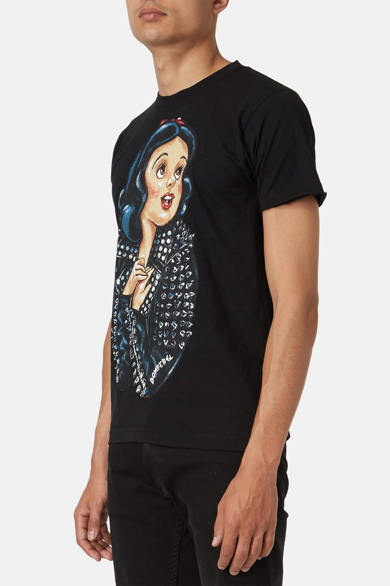 T-shirt imprimé en coton "Snoww" Dom Rebel