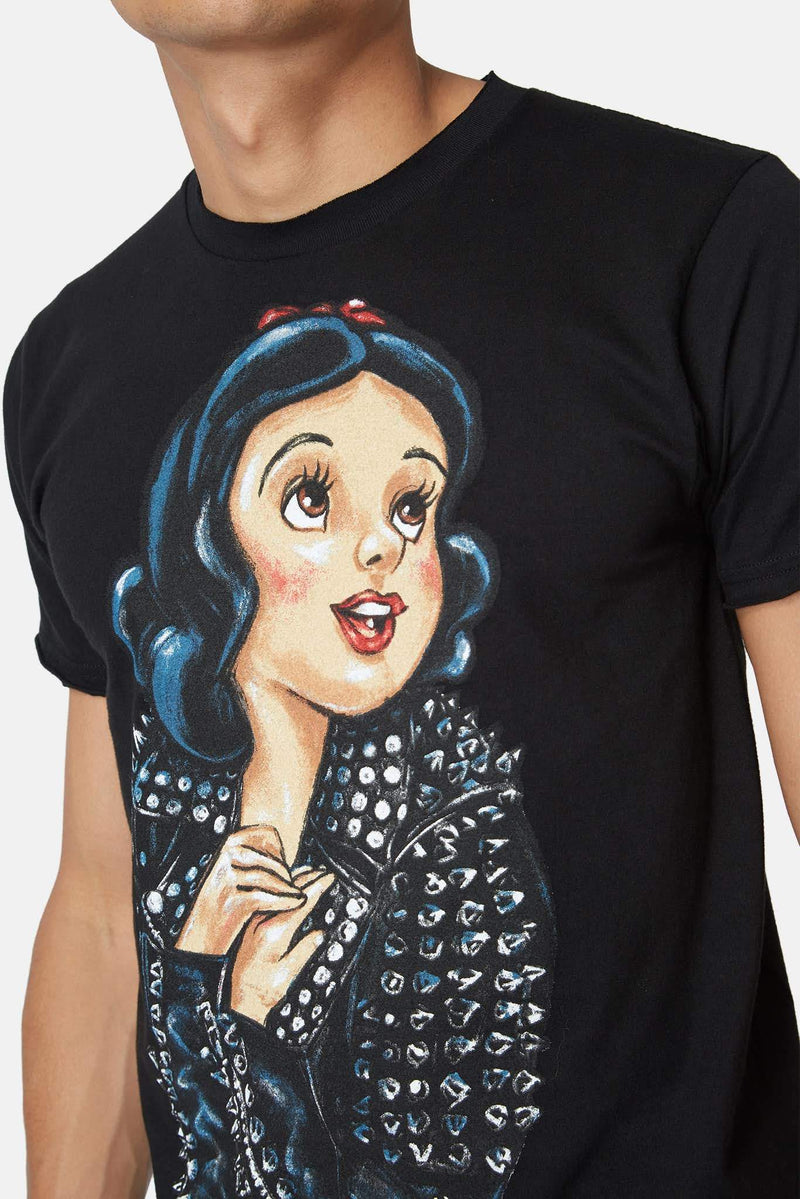 T-shirt imprimé en coton "Snoww" Dom Rebel