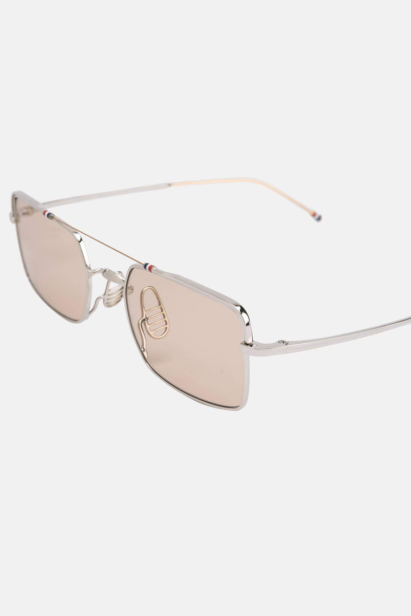 Lunettes de soleil carrées en titane Thom Browne