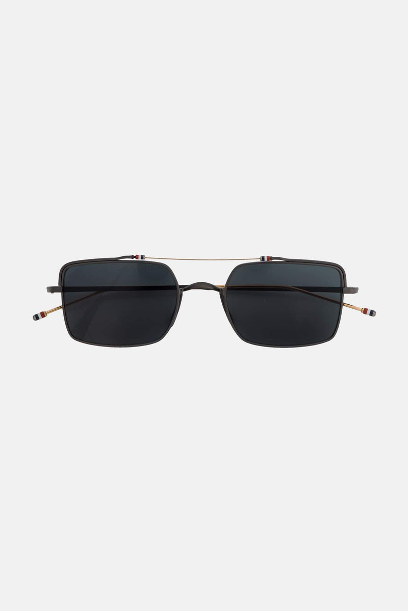 Lunettes de soleil carrées en titane Thom Browne