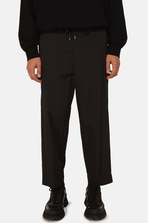 Pantalon à empiècement noir Fumito Ganryu