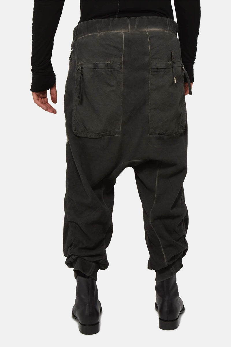 Pantalon à coupe sarouel à poches zippées Boris Bidjan Saberi