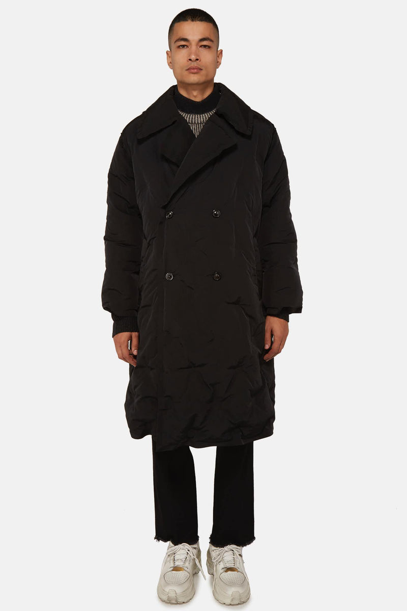 Manteau matelassé noir Maison Margiela