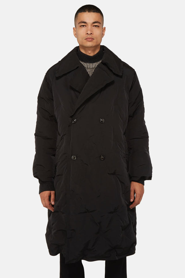 Manteau matelassé noir Maison Margiela