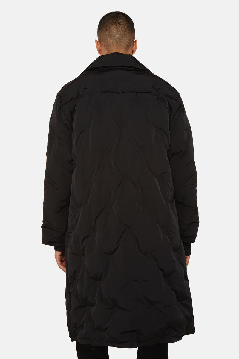 Manteau matelassé noir Maison Margiela