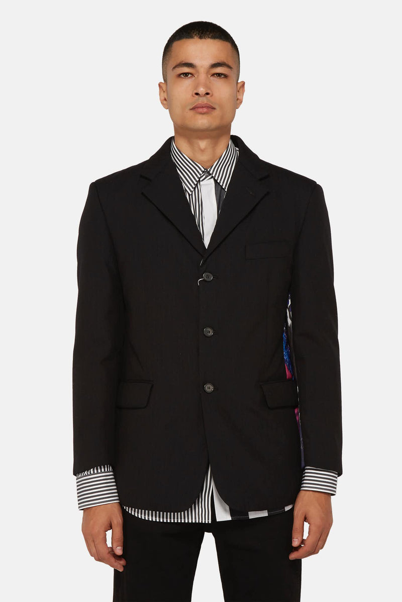 Blazer à imprimé noir Maison Margiela