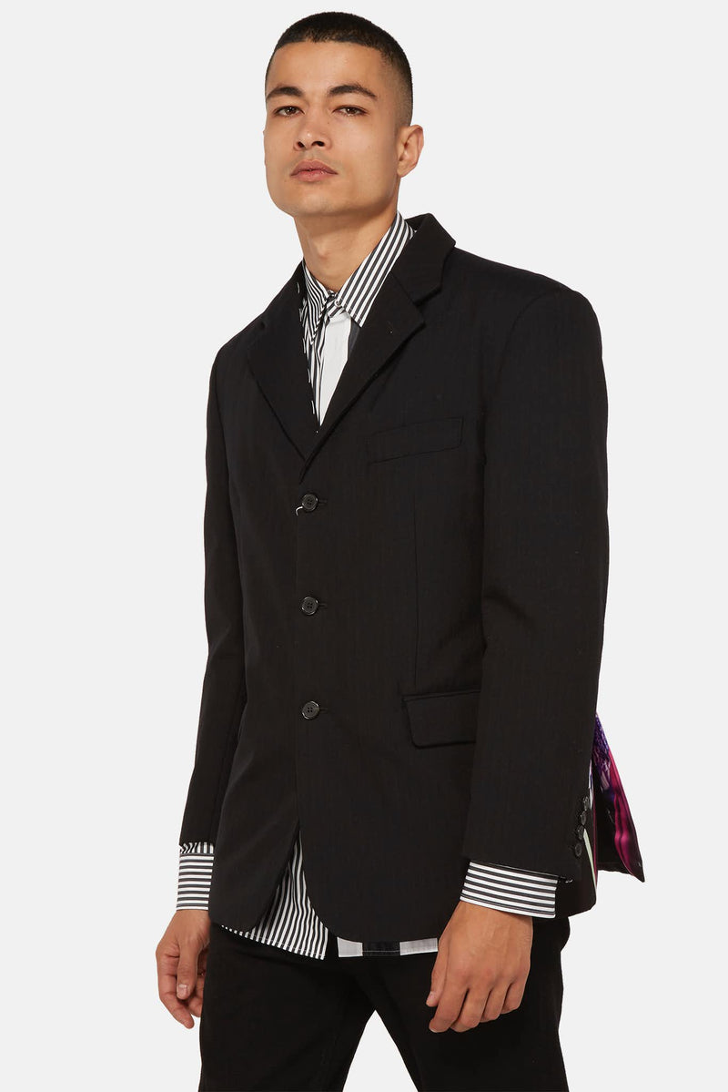 Blazer à imprimé noir Maison Margiela