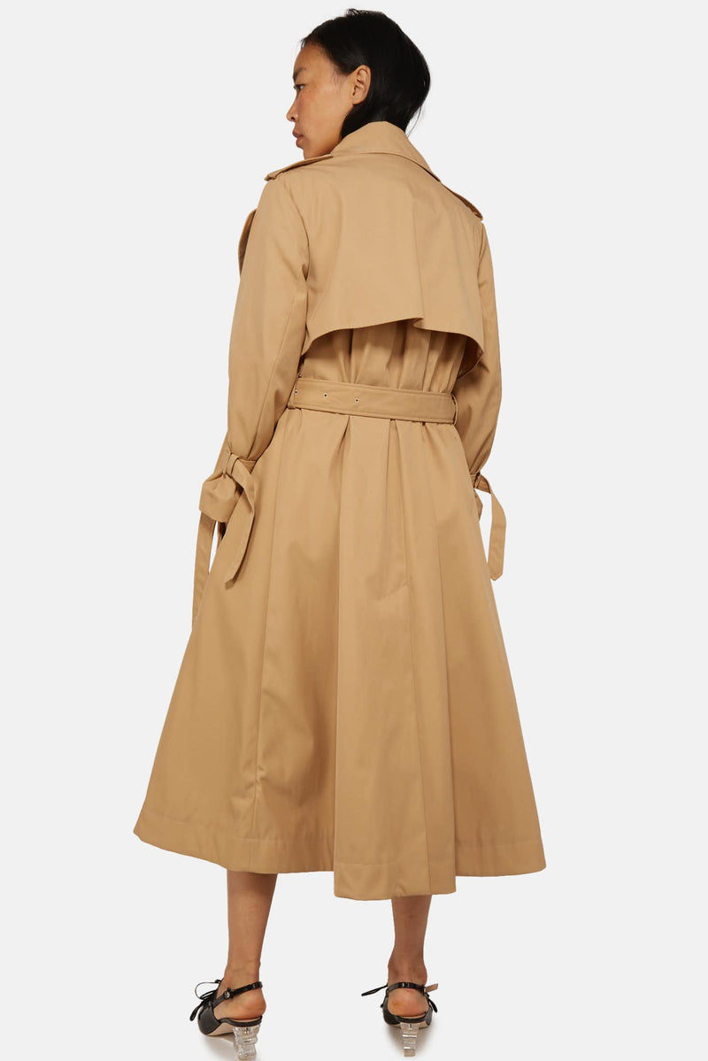 Trench ceinturé beige Simone Rocha