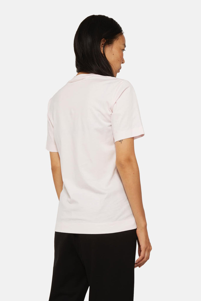 T-shirt à col orné rose Simone Rocha