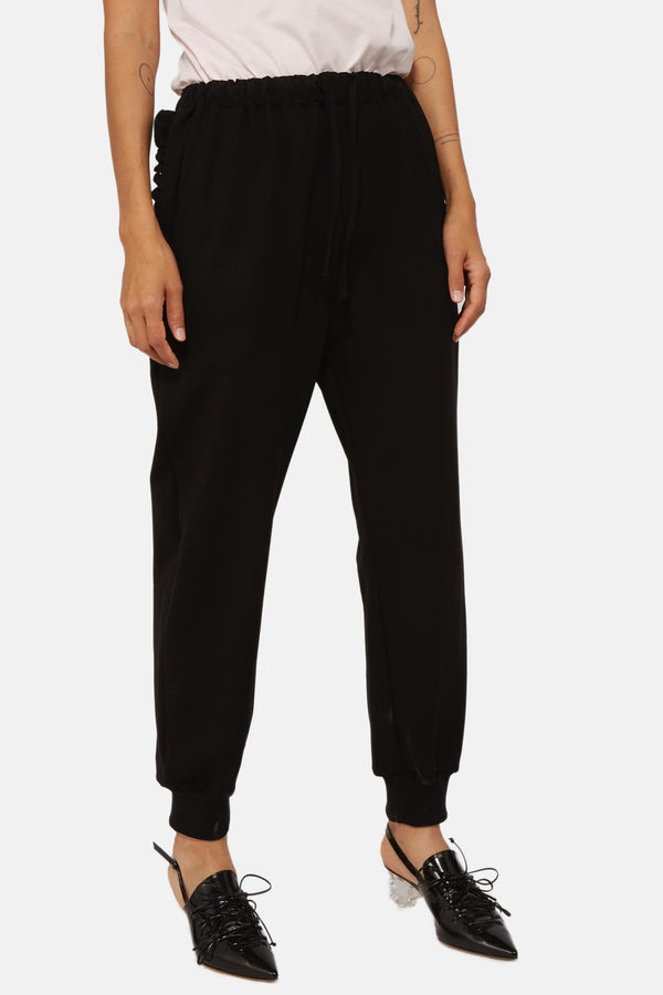 Pantalon de jogging à volants noir Simone Rocha