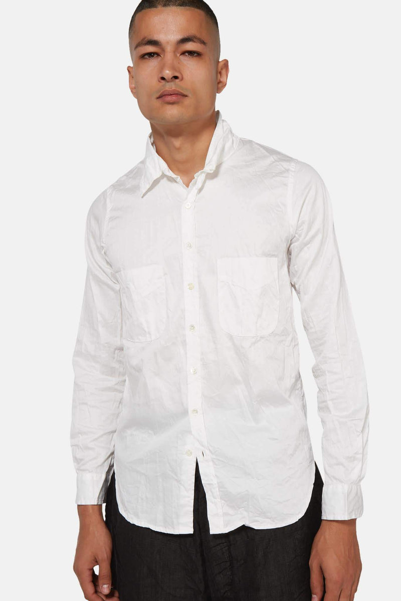 Chemise en coton blanche Paul Harnden