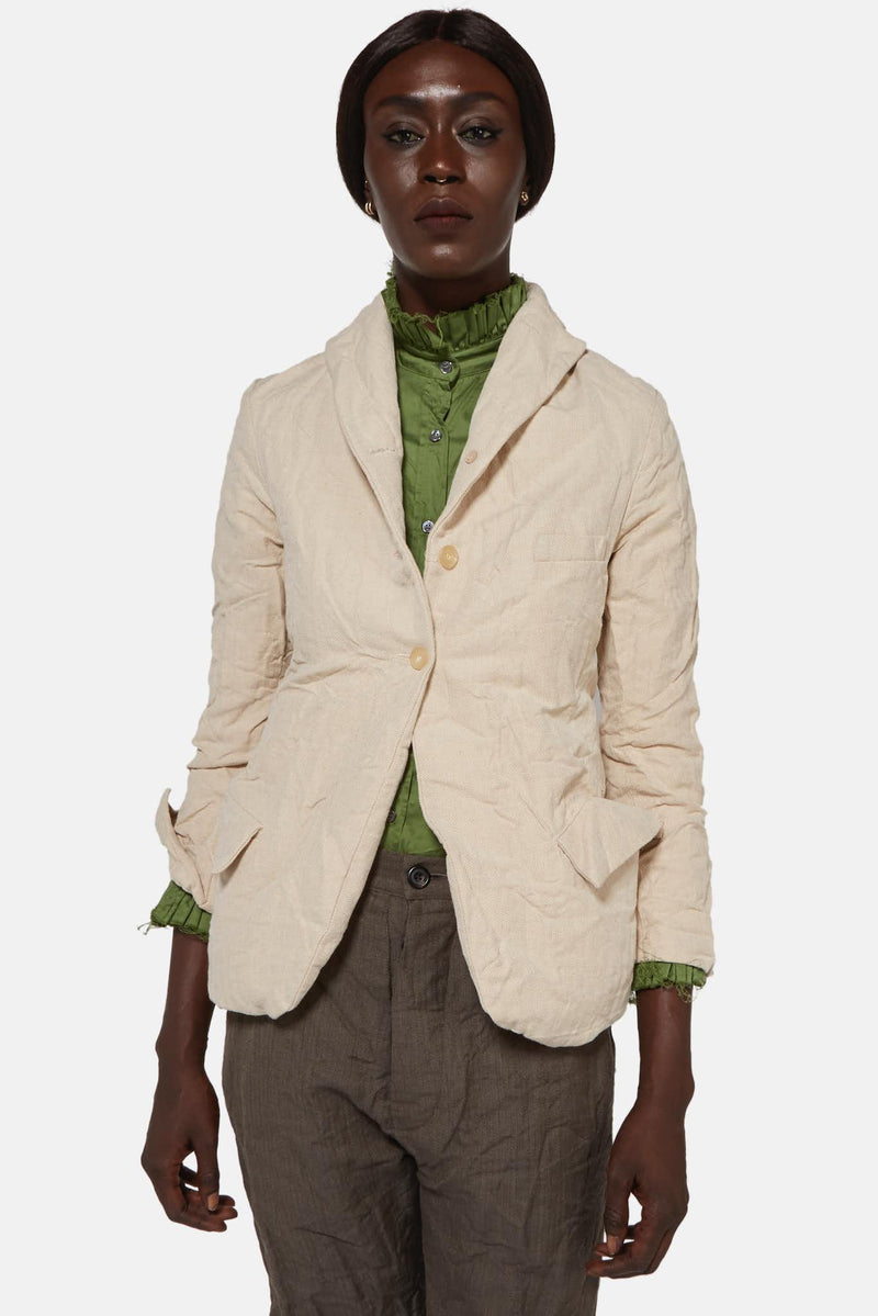 Veste en laine mélangée beige Paul Harnden