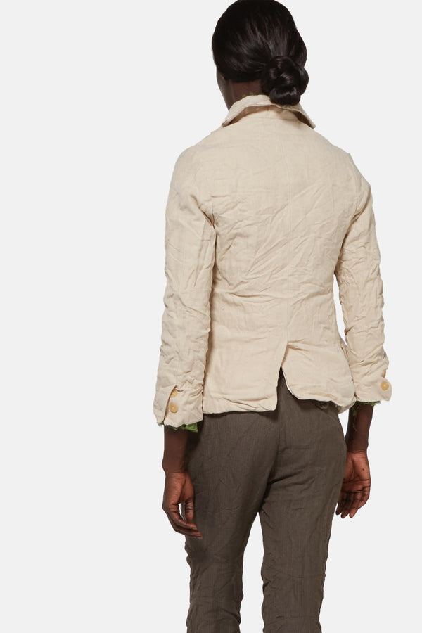 Veste en laine mélangée beige Paul Harnden