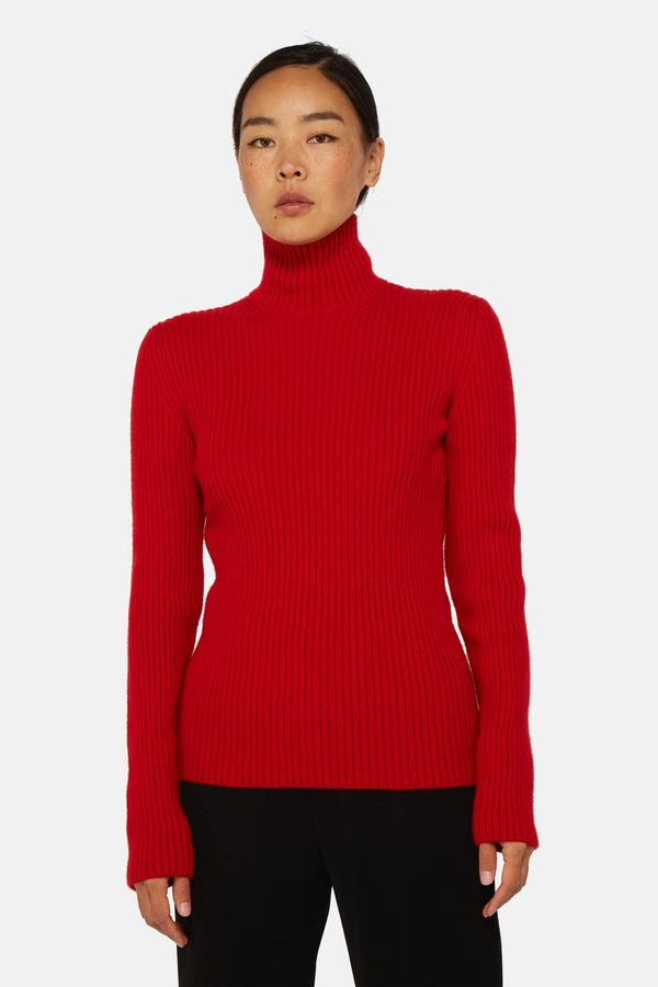 Manteau à effet verni rouge Balenciaga