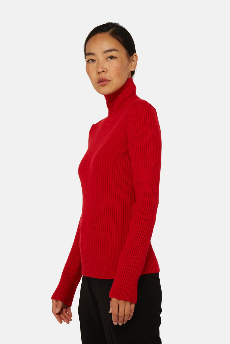 Manteau à effet verni rouge Balenciaga