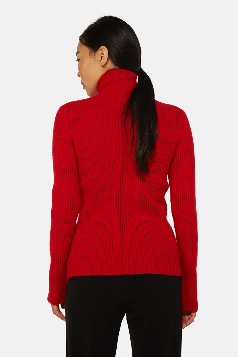 Manteau à effet verni rouge Balenciaga