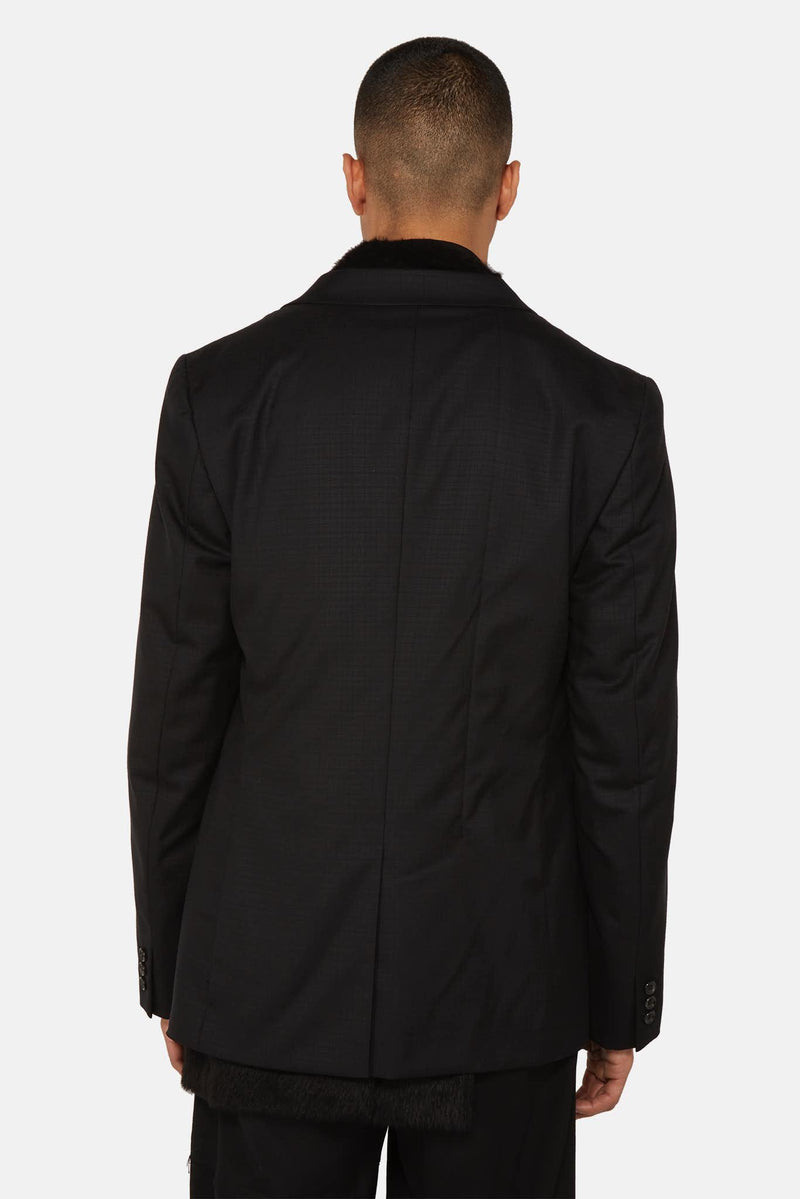 Blazer à empiècement noir Comme des Garçons Homme Plus