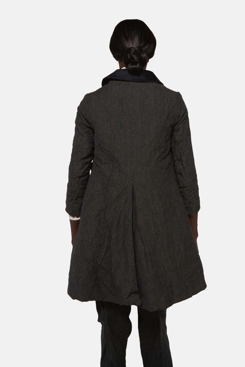 Manteau court gris Paul Harnden