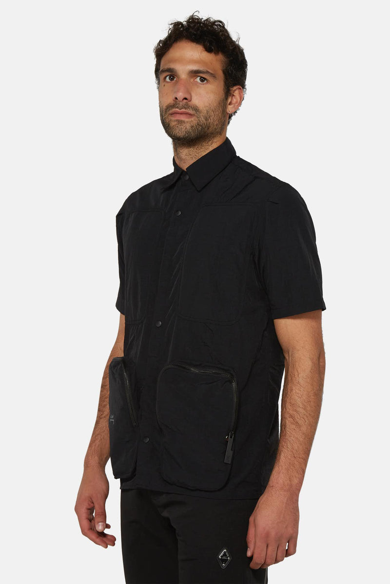 Chemise en nylon noir à poches  A-COLD-WALL*