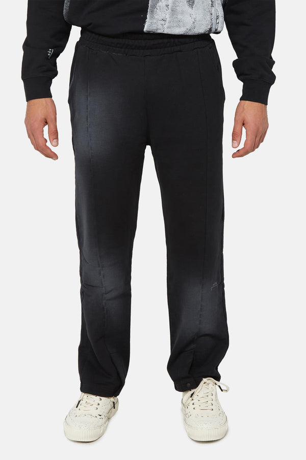 Pantalon de jogging droit en coton noir A-COLD-WALL*