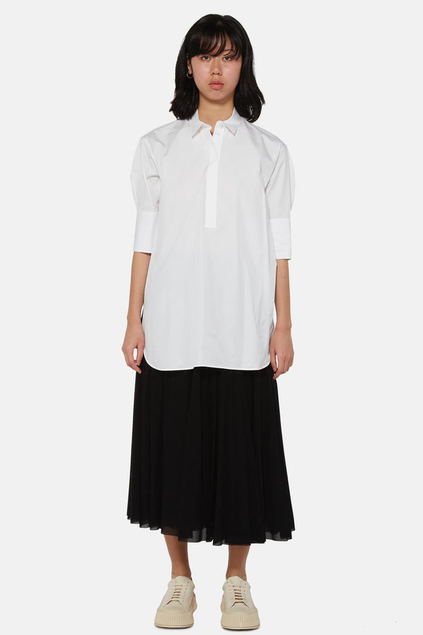 Chemise en coton blanc Jil Sander