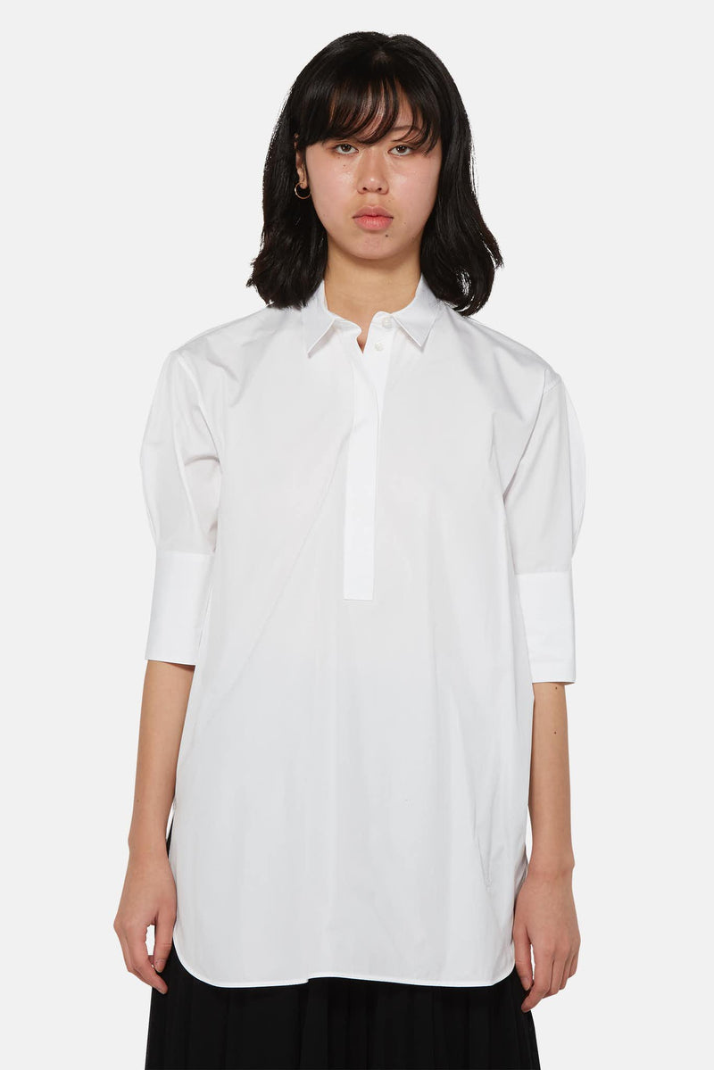 Chemise en coton blanc Jil Sander