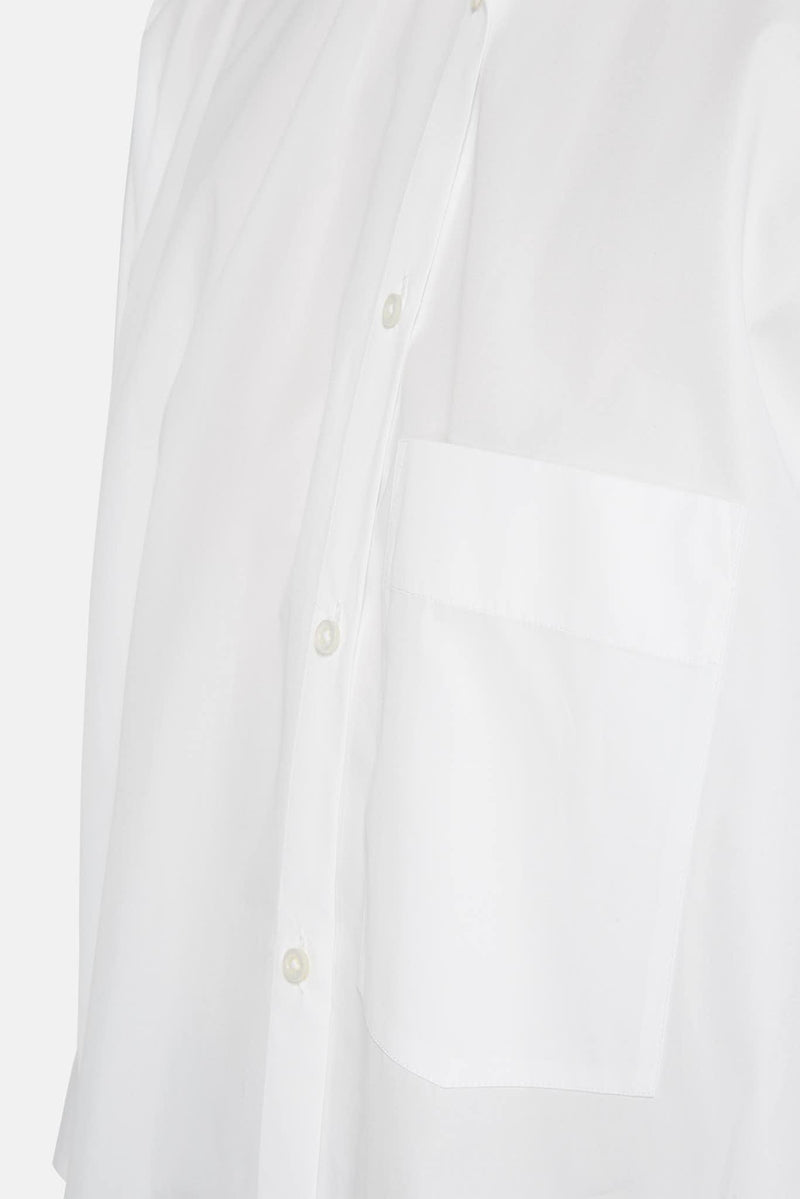 Chemise oversize en coton blanc Jil Sander