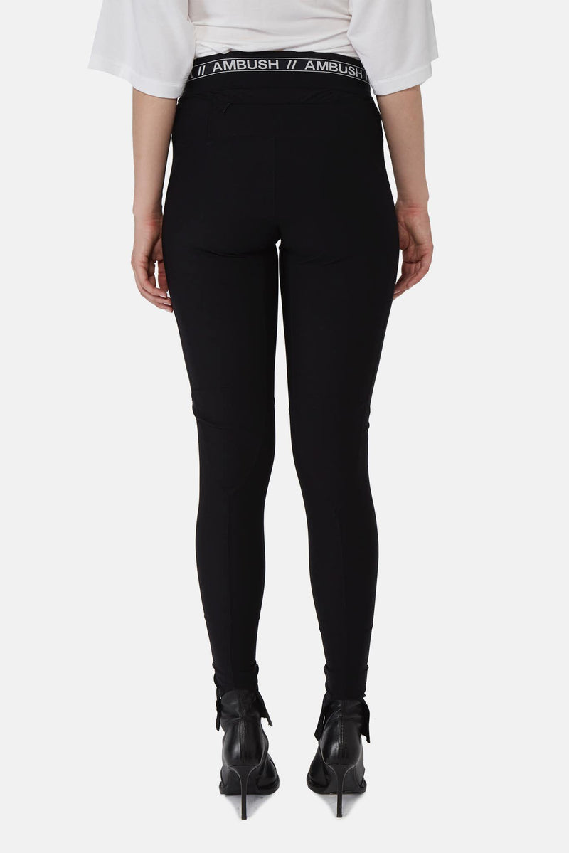 Legging extensible en nylon noir Ambush