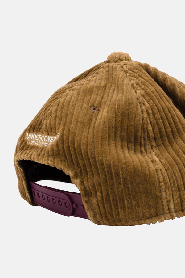 Casquette effet velours marron Undercover