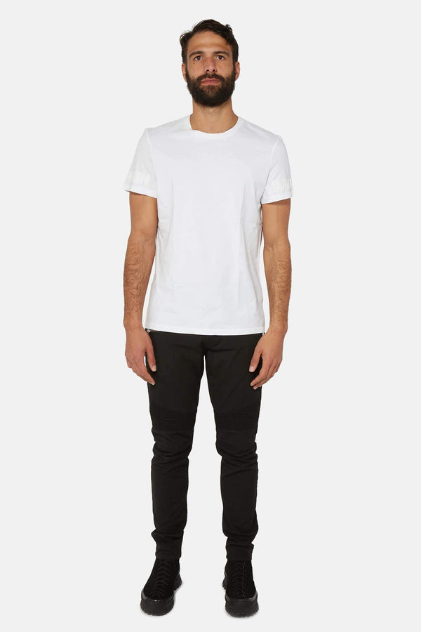 T-shirt en coton blanc Balmain