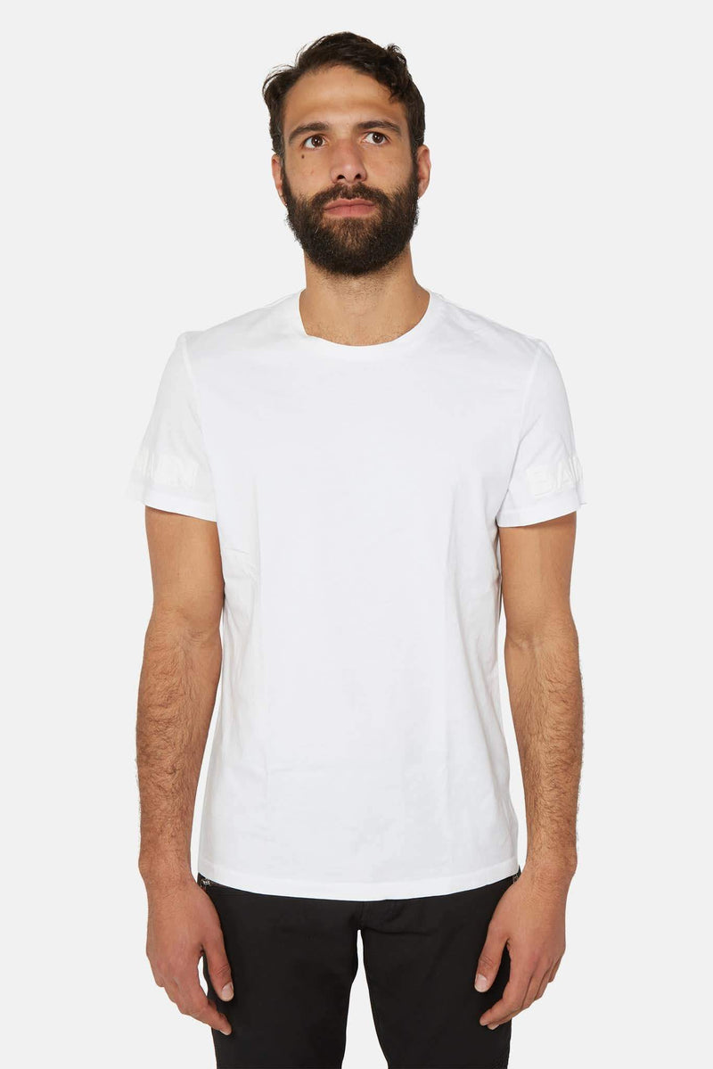 T-shirt en coton blanc Balmain