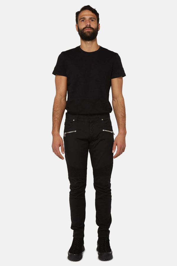 Jean slim en coton noir Balmain